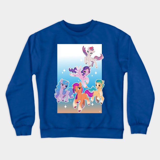 My Little Pony G5 Crewneck Sweatshirt by zeann_art